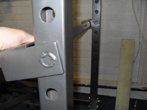 Removable power cage spotter