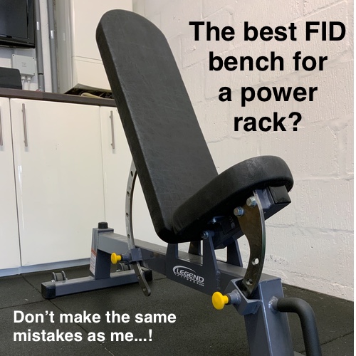 Want the best FID bench for a power rack? Then don’t make the same mistakes as me...!