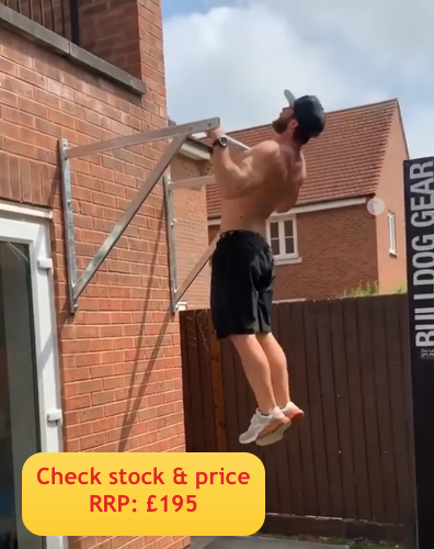 Bulldog P90 as the second best wall mounted chin up bar option here in the UK