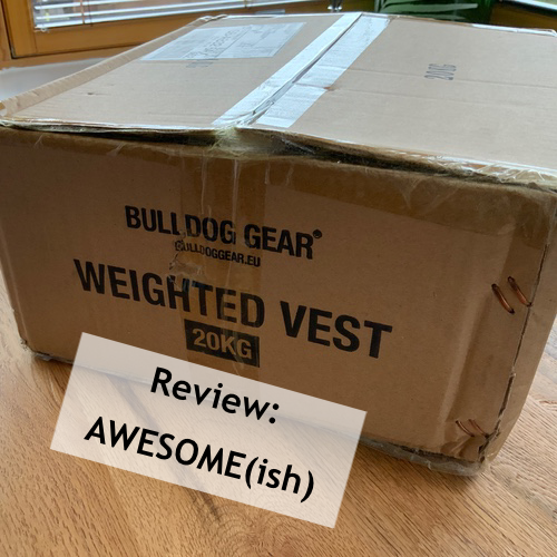 Bulldog Gear Weighted Vest 20kg Review: AWESOME(ish)