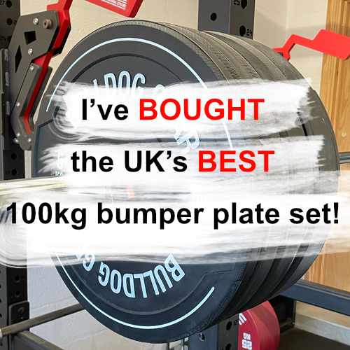 I’ve bought the UK’s best bumper plates 100kg set!