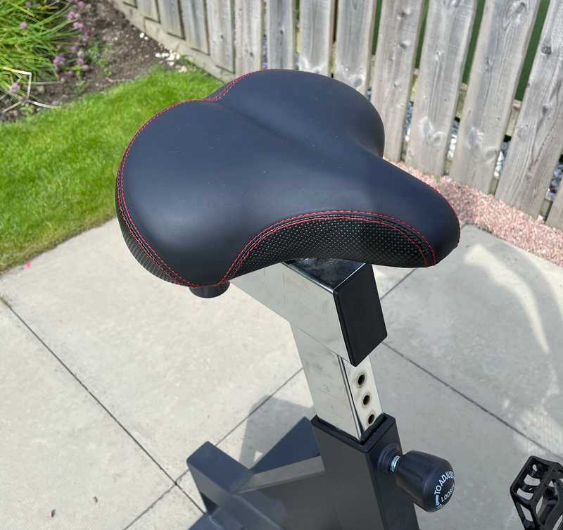 Standard saddle from Rogue is very large and well padded