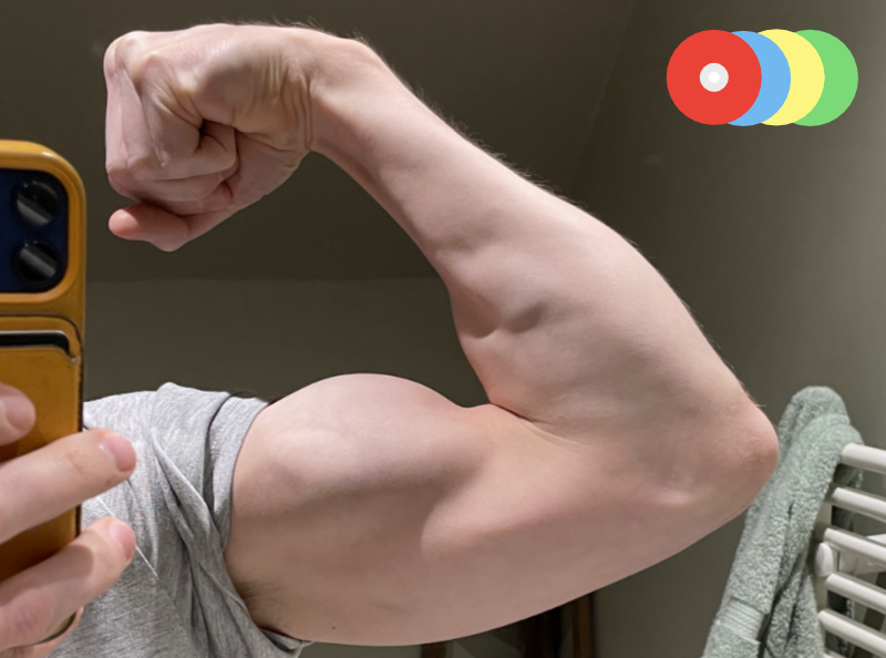 14 inch biceps: Not BIG, but big enough to be a start...