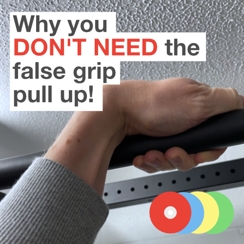 Why you DON'T NEED the false grip pull up!
