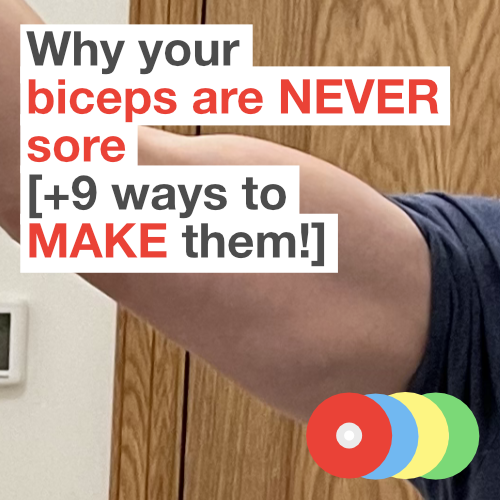 Why your biceps are NEVER sore [+9 ways to MAKE them!]